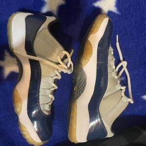 Jordan Sneakers Navy and Gray